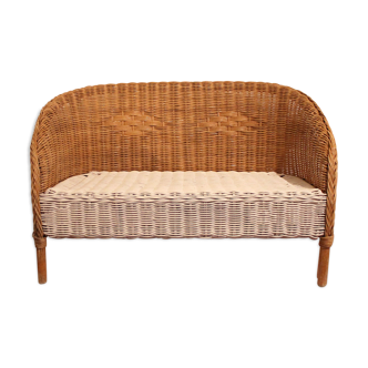 Rattan child's bench