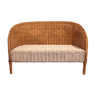 Banquette d'enfant en rotin