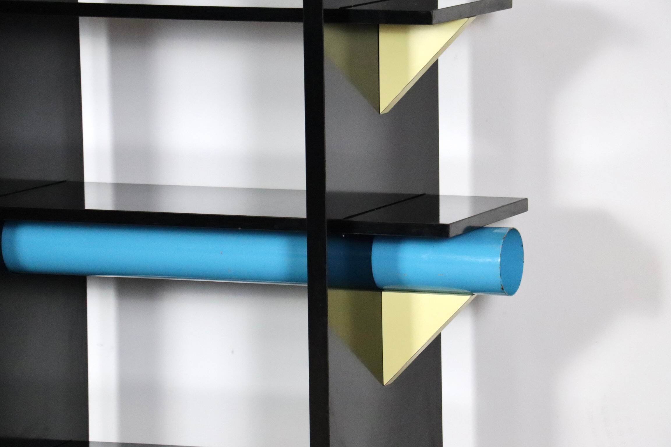 Memphis “Phoenix” Bookcase By Michele De Lucchi, Milan, 1983