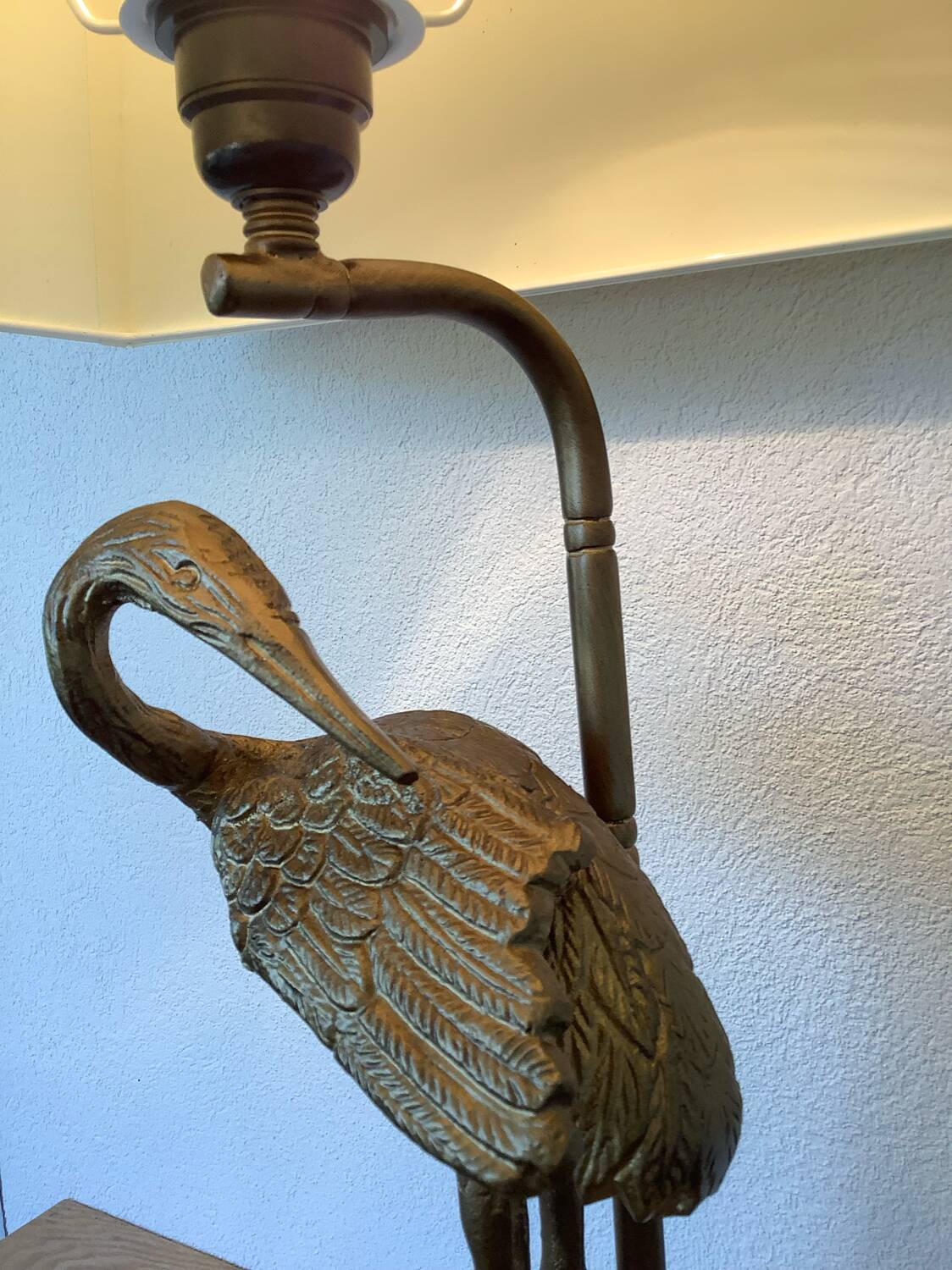 Heron lamp from the 70s by Maison Baguès