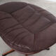 Leather footstool H.W. Klein 1960