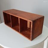 Vintage teak wall shelf