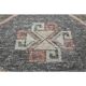 Orange Brown Turkish Vintage Oushak Wool Handmade Rug Runner 122x365