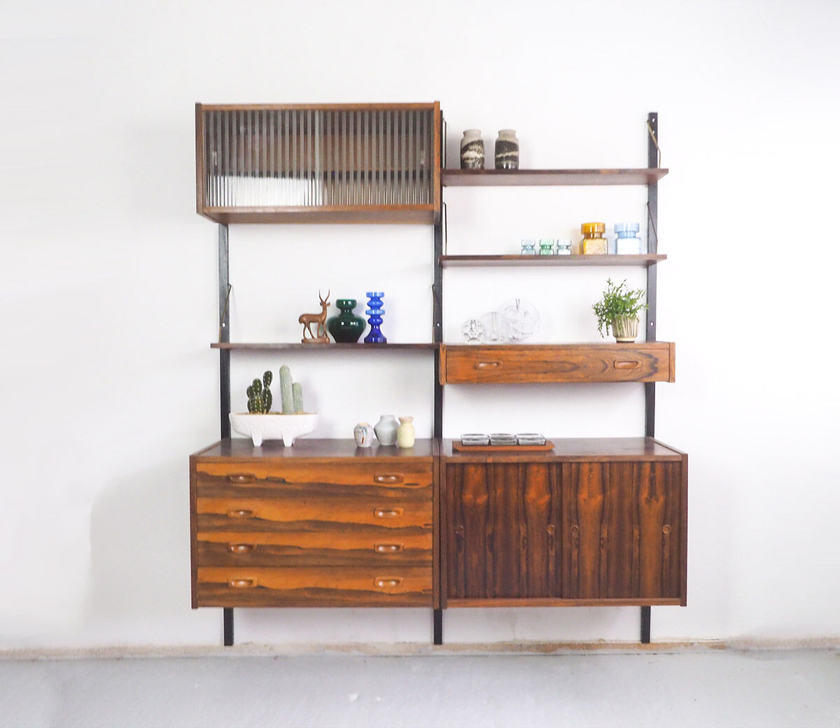 PS System rosewood wall unit by Randers Mobelfabrik, 1960's