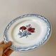 set of 5 Digoin Sarreguemines flat plates model Juliette / Nina Rosa 50s