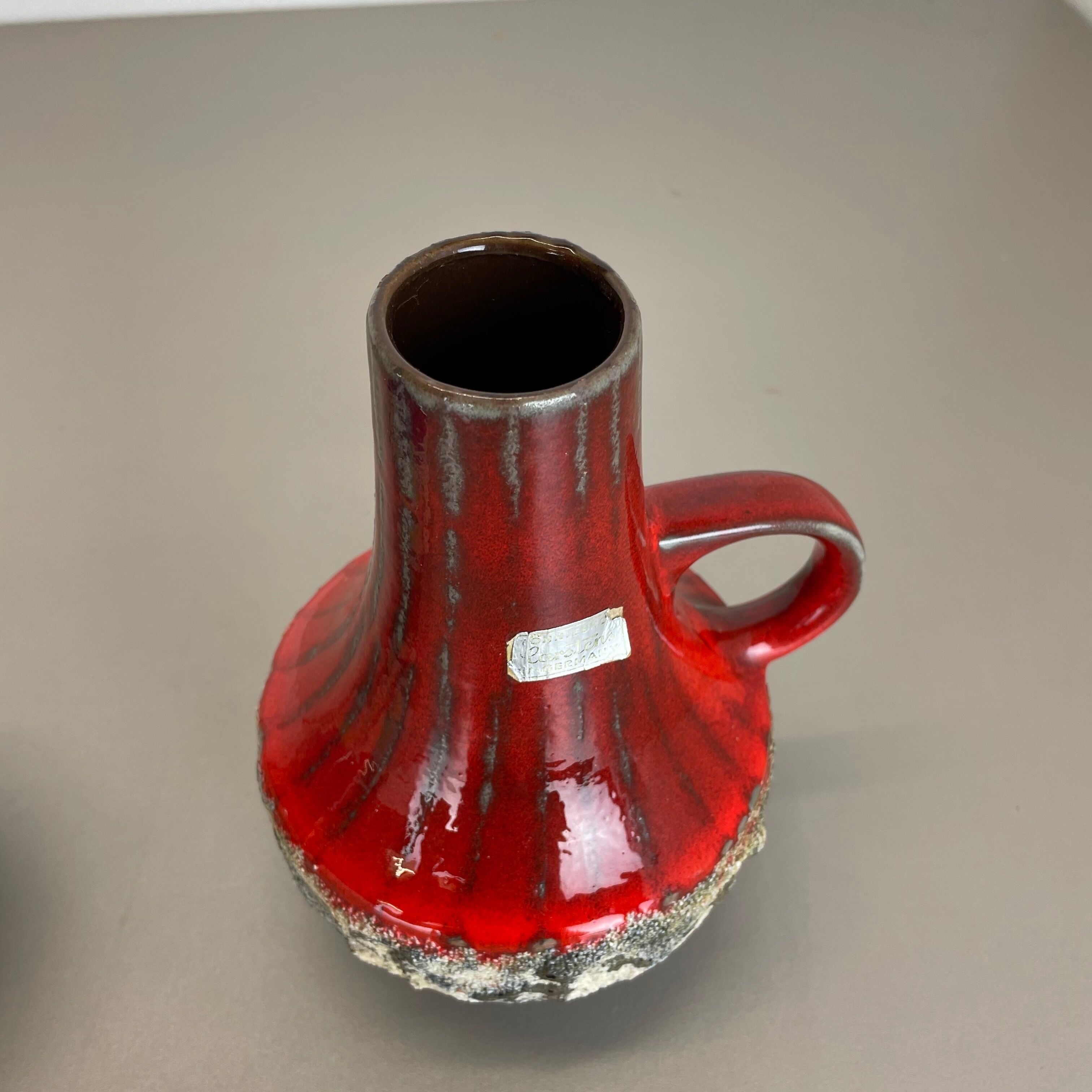Ensemble de 2 vases en céramique OVNI Heinz Siery Carstens Tönnieshof, Allemagne, 1970