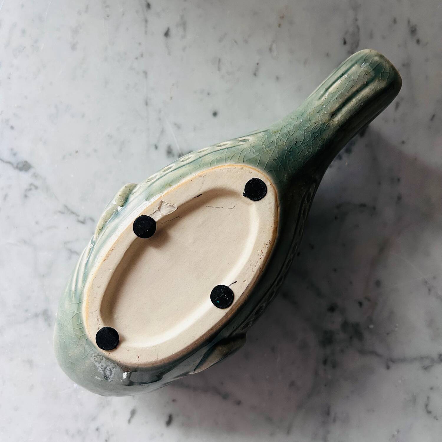 Fish vase graphic decor