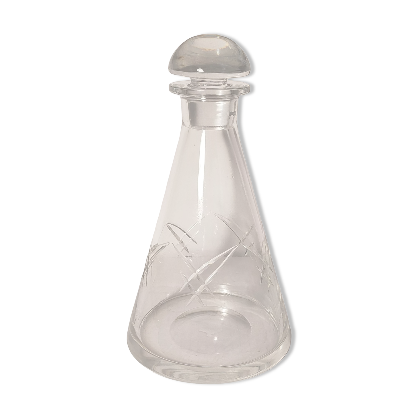 Art-Deco crystal decanter early twentieth century
