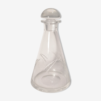 Art-Deco crystal decanter early twentieth century