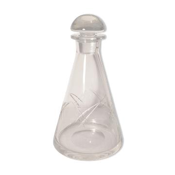 Art-Deco crystal decanter early twentieth century