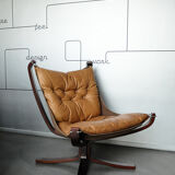 Scandinavian armchair Falcon Chair, Sigurd Resell for Vatne Møbler, Norway 1970