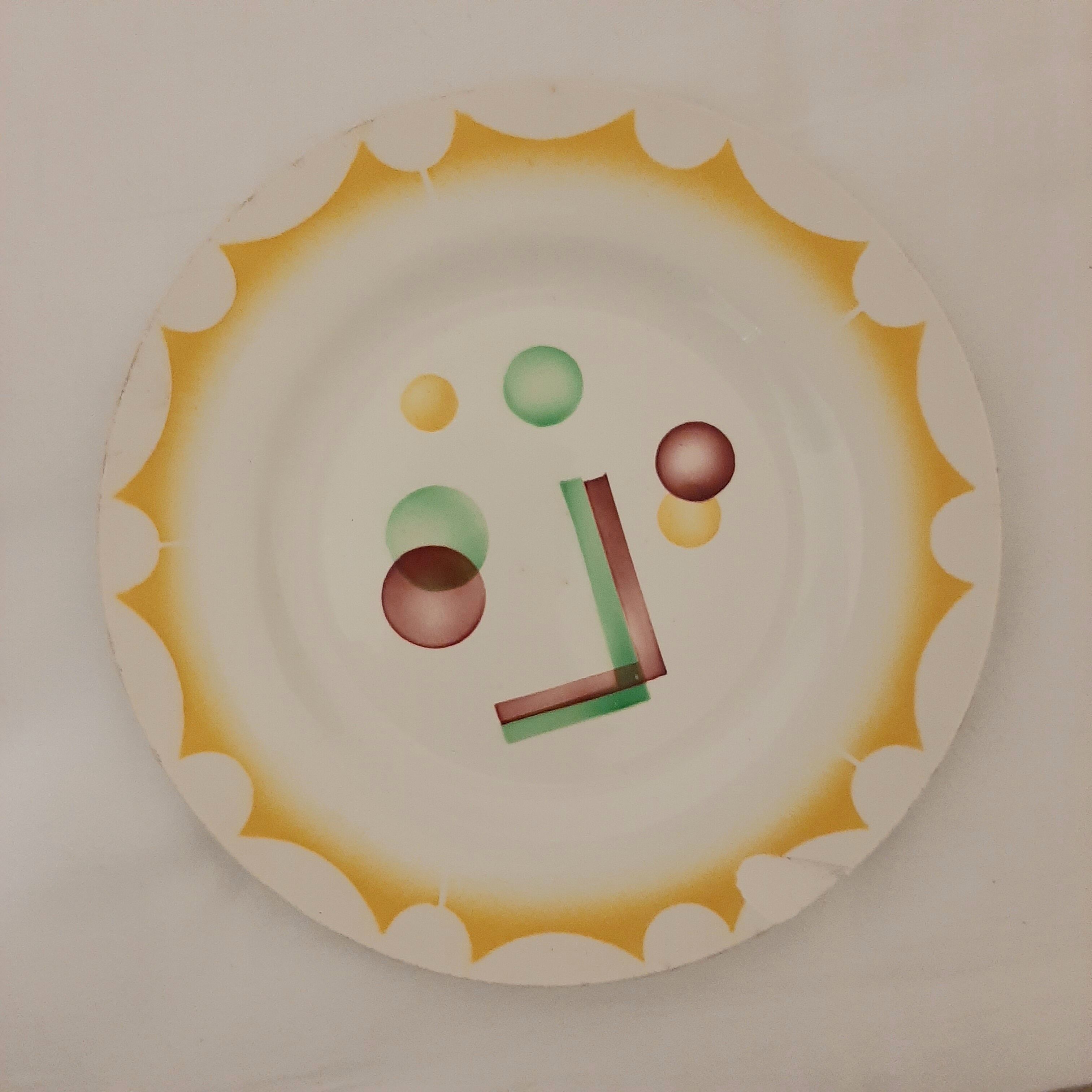 Plate star or planet digoin sarreguemines