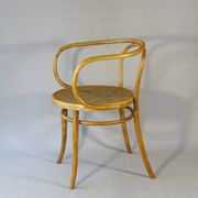 Thonet "Le Corbusier" armchair, circa 1905, star-shaped wooden seat