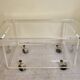 Plexiglas coffee table, design David Lange, 70s