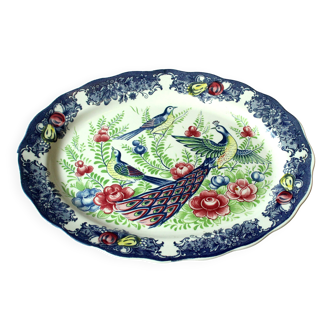XL asian ceramic serving platter - made in Japan - Vintage