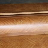 Charming desk with a blond wood structure. Work from the Faubourg (early 20th century).