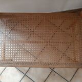 Piano bench end of empire style cane bed