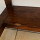 Mahogany console