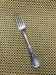 Christofle silver-plated fork, Rubans model