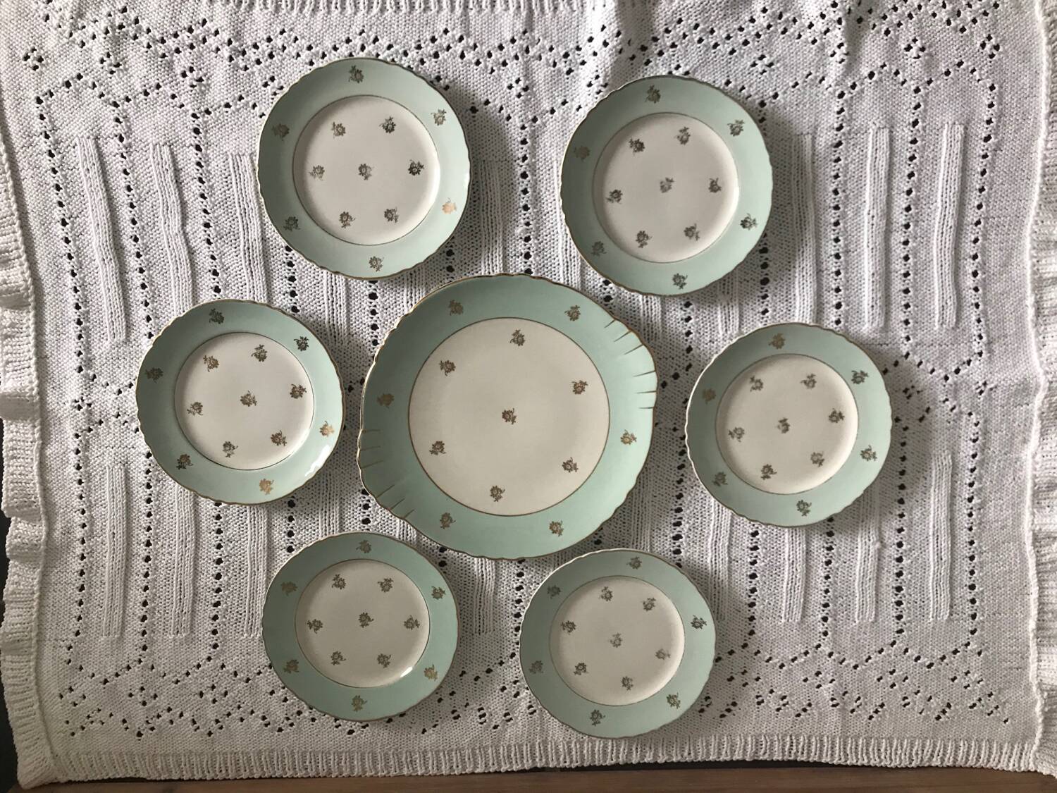 12 HERMES dessert plates and dishes