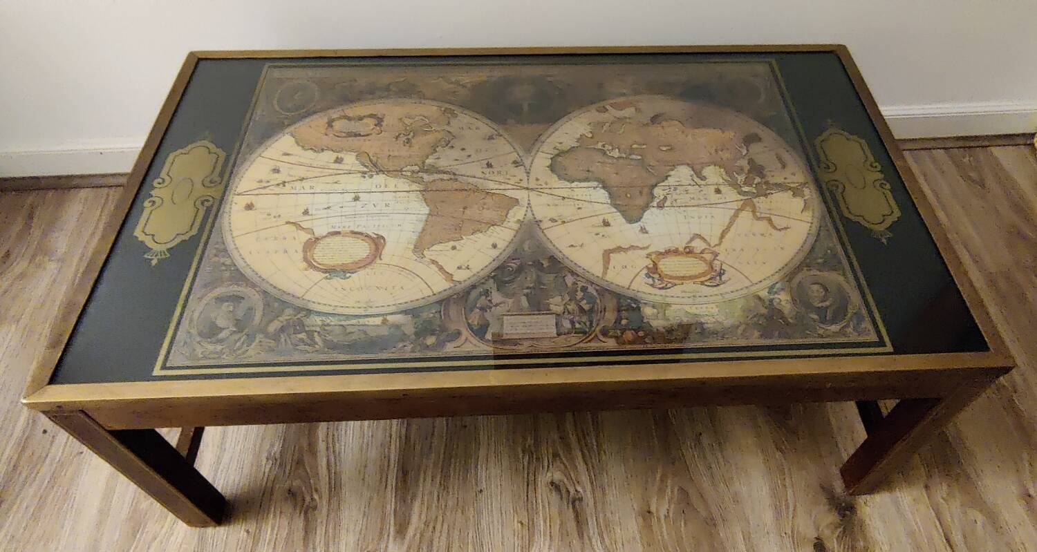 World Map Coffee Table