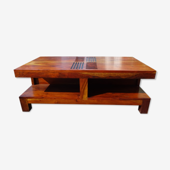 Table basse bois massif exotique