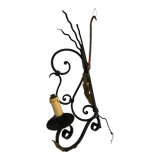 Wrought iron corner wall lights