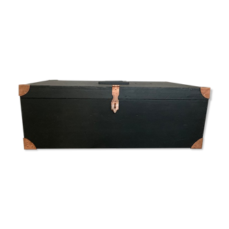 Trunk, wooden travel chest