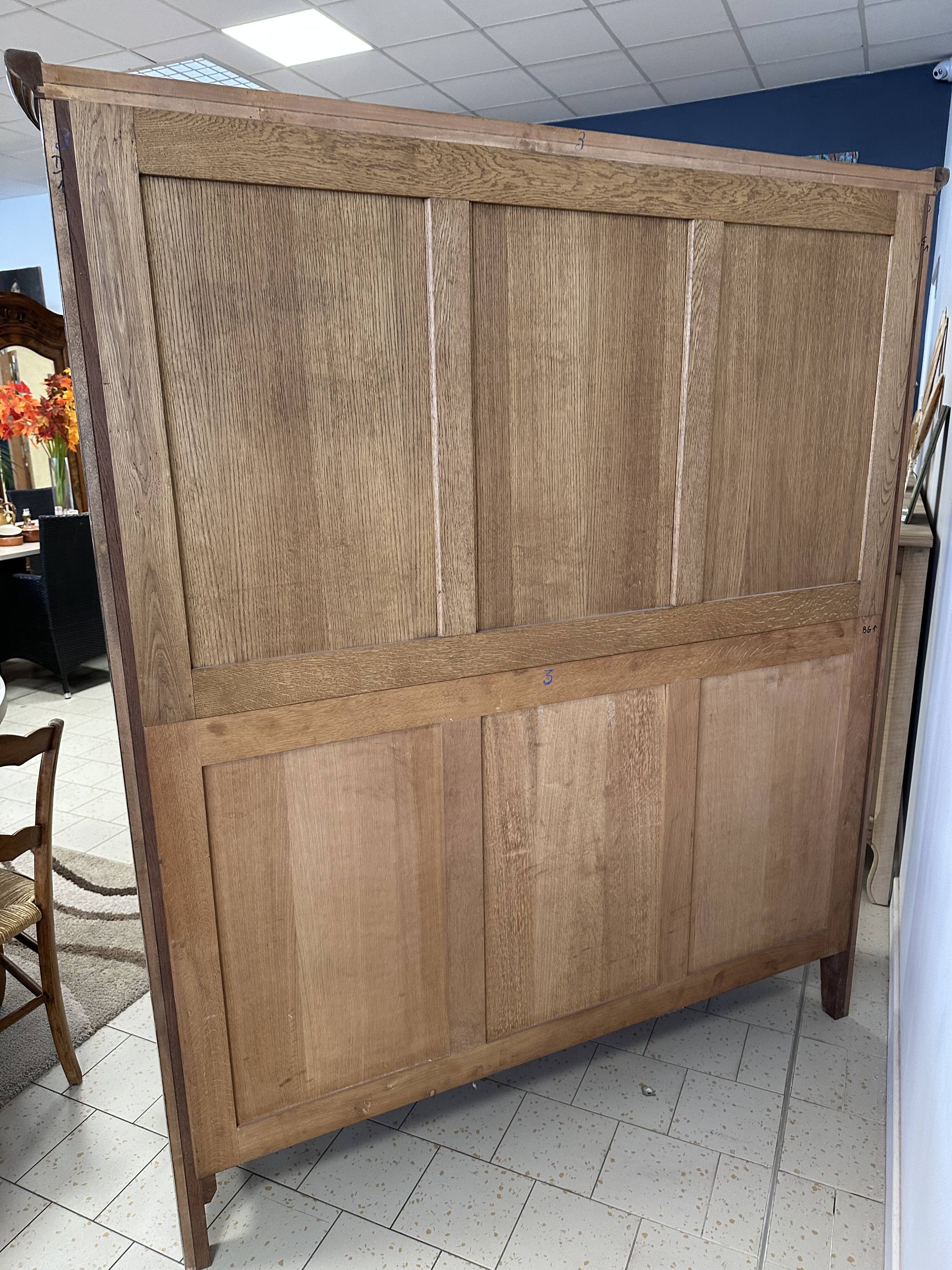 Louis XV style two-door wardrobe in rosewood.