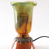 Multicoloured glass paste lamp