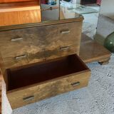 Art Deco mirrored chest of drawers