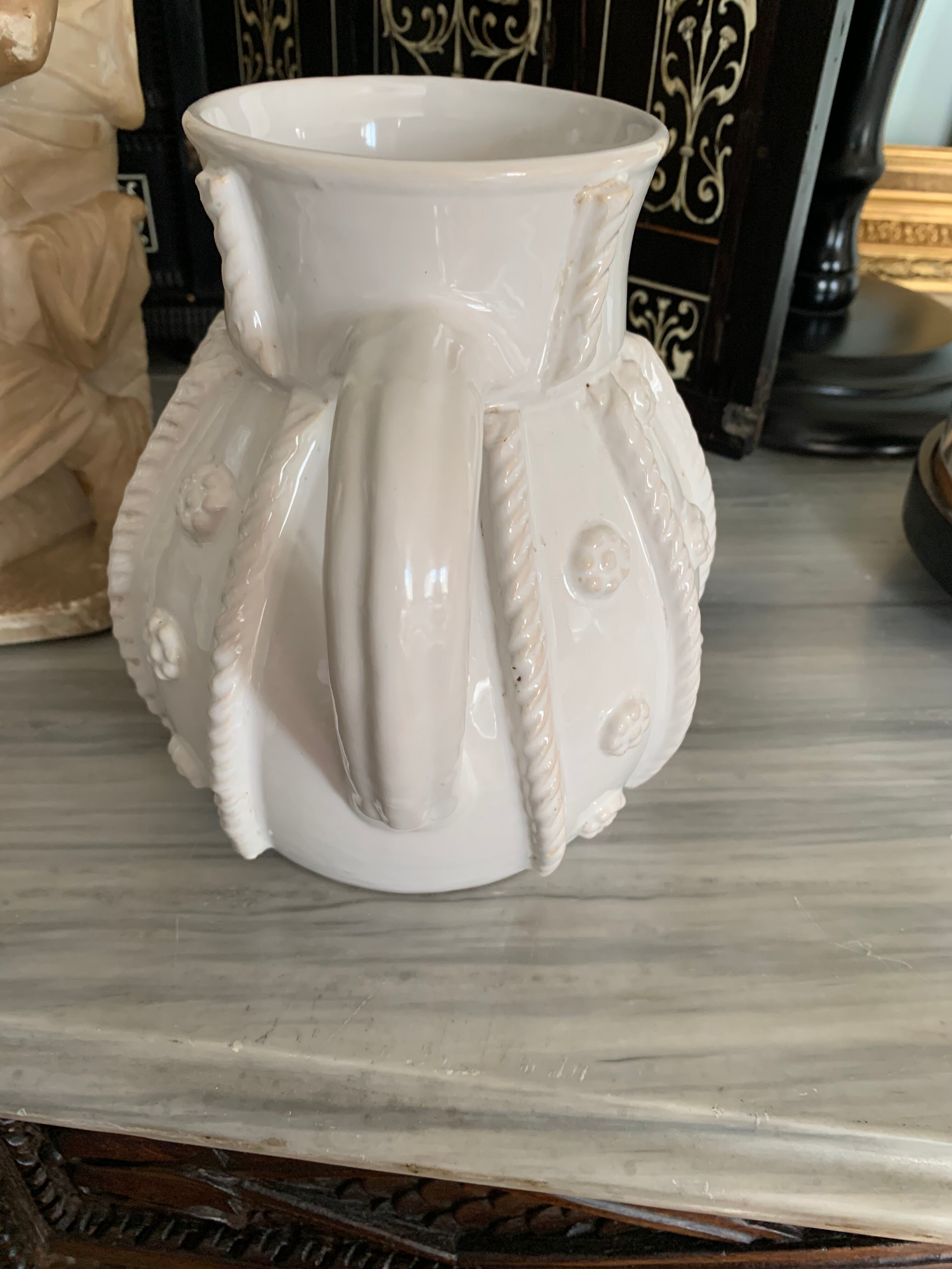 Malicorne earthenware pitcher émile tessier