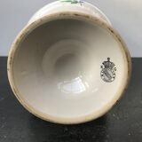Former Vase K-G LUNEVILLE Ceramics White Decor Vintage Flowers
