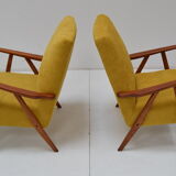 Pair of mid-century Armchairs by Jiri Jiroutek,1960's.