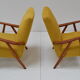 Pair of mid-century Armchairs by Jiri Jiroutek,1960's.