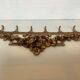 Key hanger key ring door tea towels gilded metal Italy
