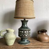 Swedish lamp, 2m fabric cable, fabric lampshade