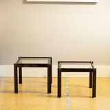 Gazebo model coffee tables, 1970s, set of 2.