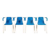 Série de 4 chaises Italienne d'extérieur