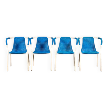 Série de 4 chaises Italienne d'extérieur