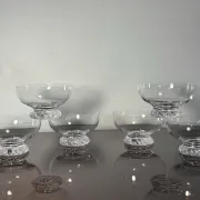 Verres à champagne 6p. Daum