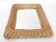 Miroir rotin vintage 1960