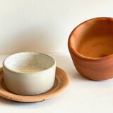 ART NOUVEAU Terracotta BUTTER DISH