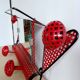 Mategot wall-mounted coat rack in ritigule