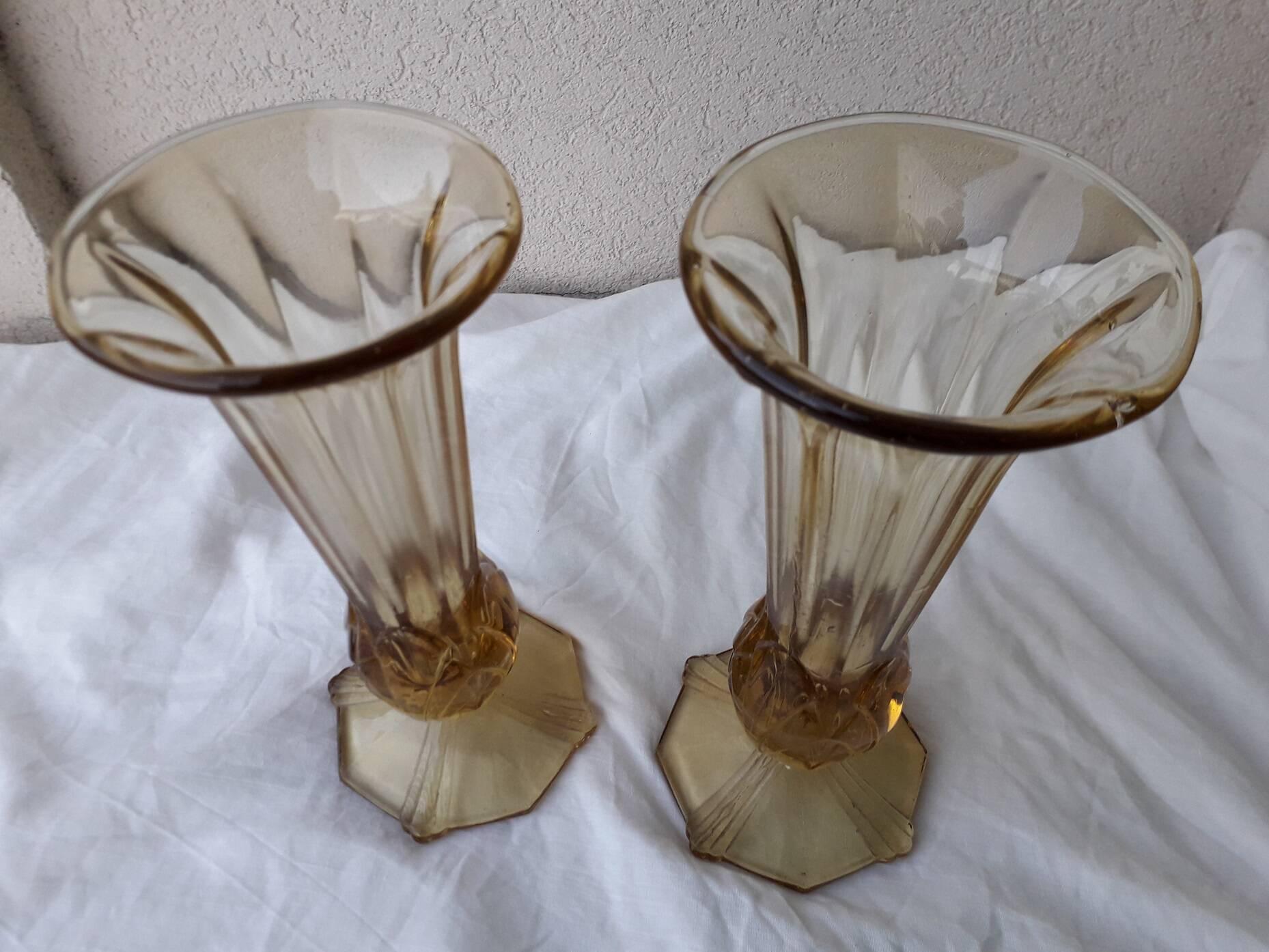 Pair of Art Deco vases
