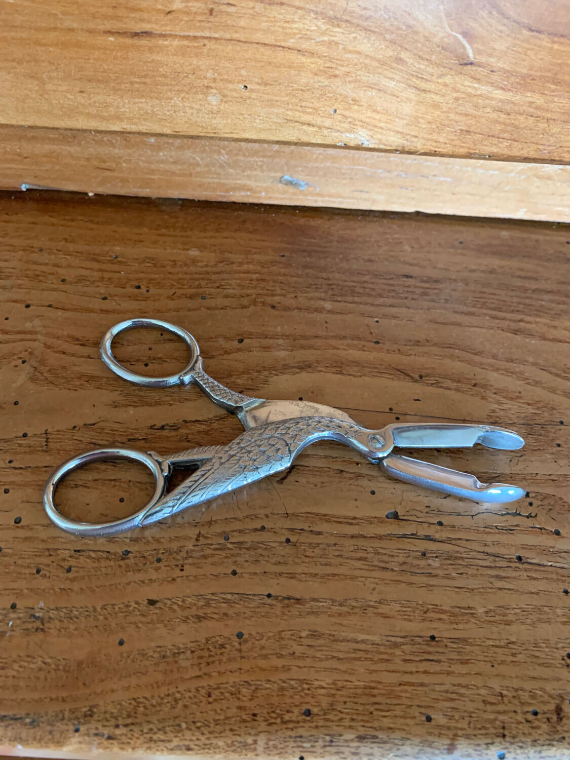 Ciseaux pince à sucre pélican / cigogne  vintage