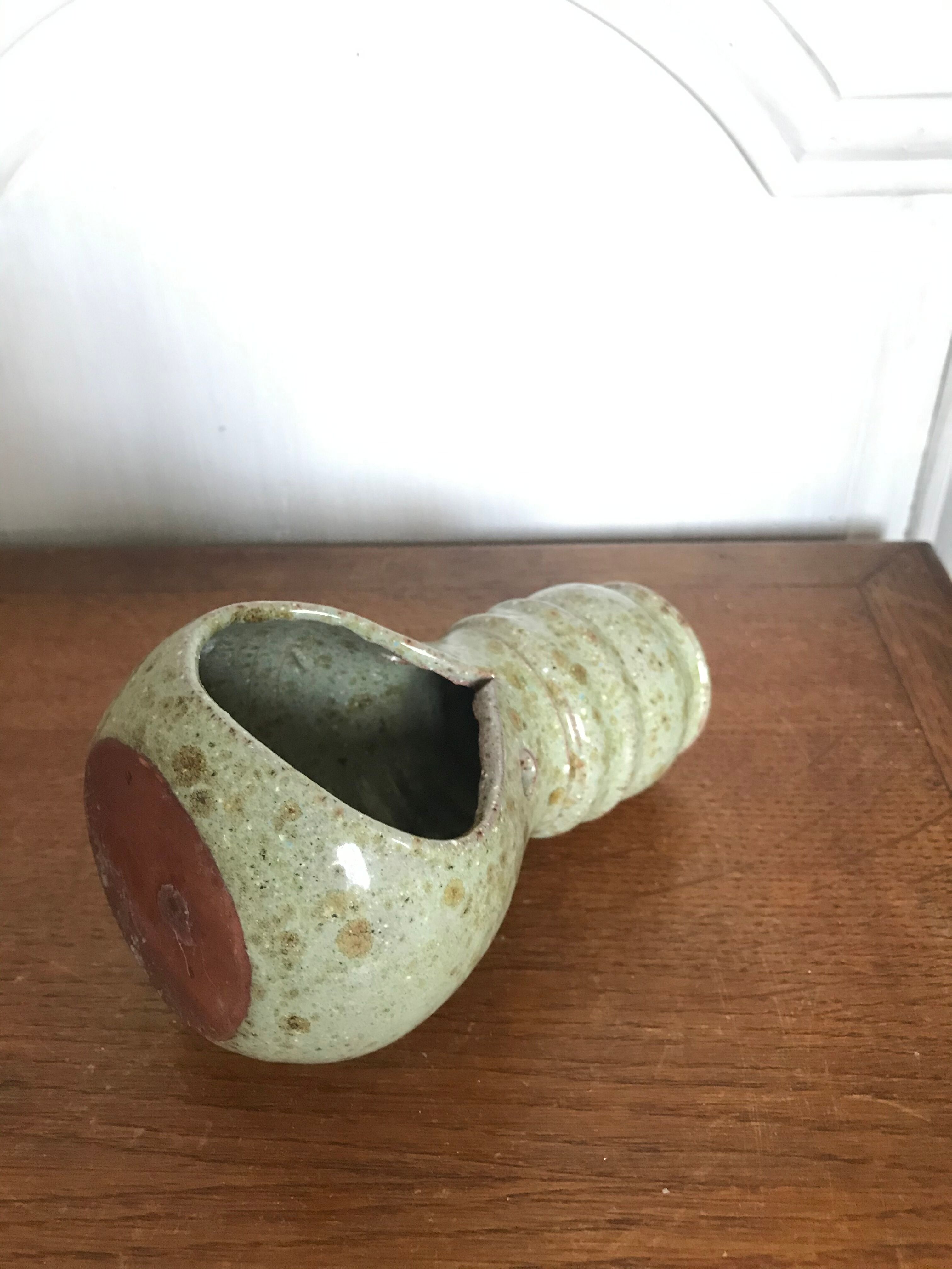 Vintage sandstone candlestick