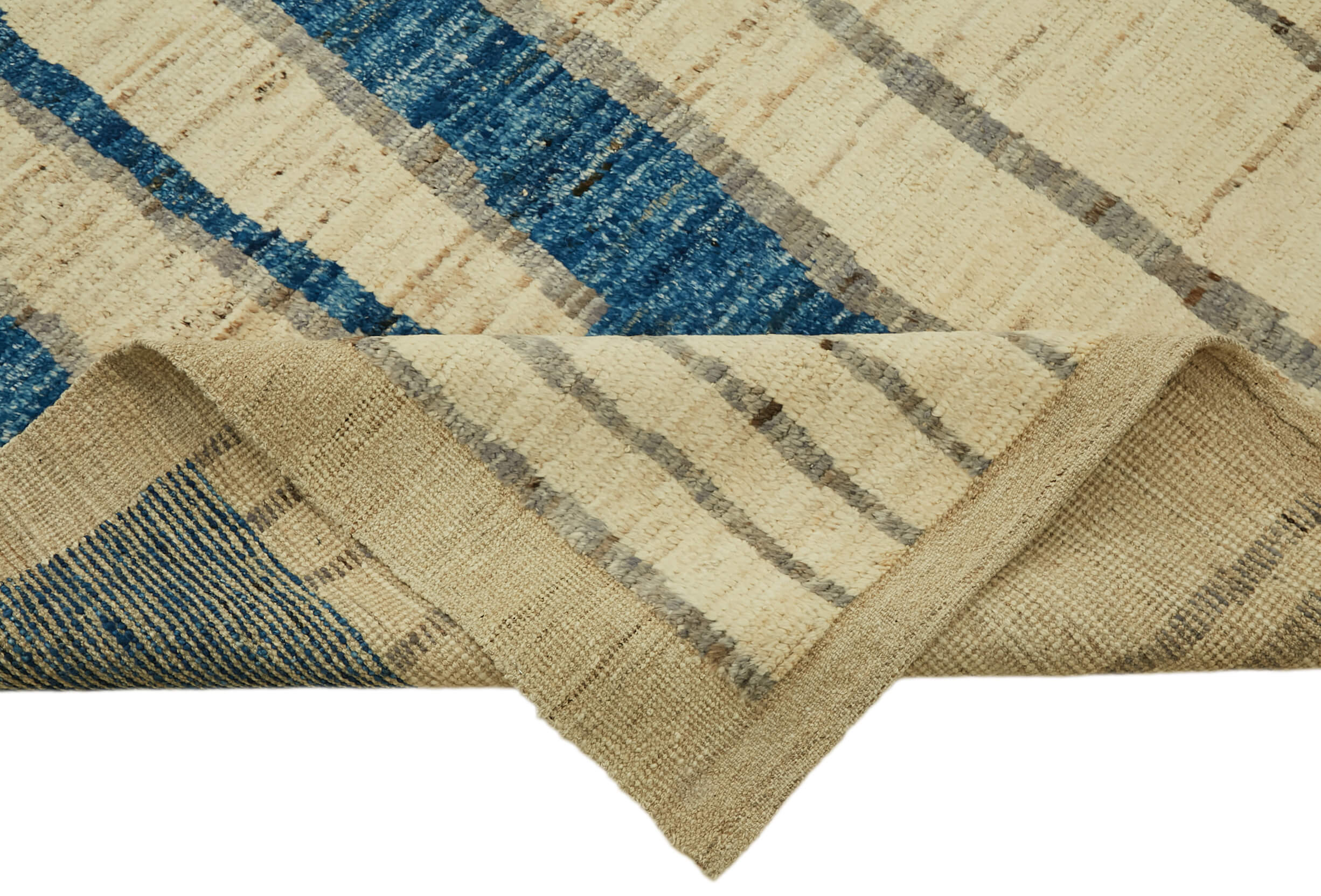 Handmade Tribal Decorative 280 cm x 370 cm Beige Wool Carpet