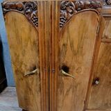 Art Deco period sideboard in blond walnut circa 1940