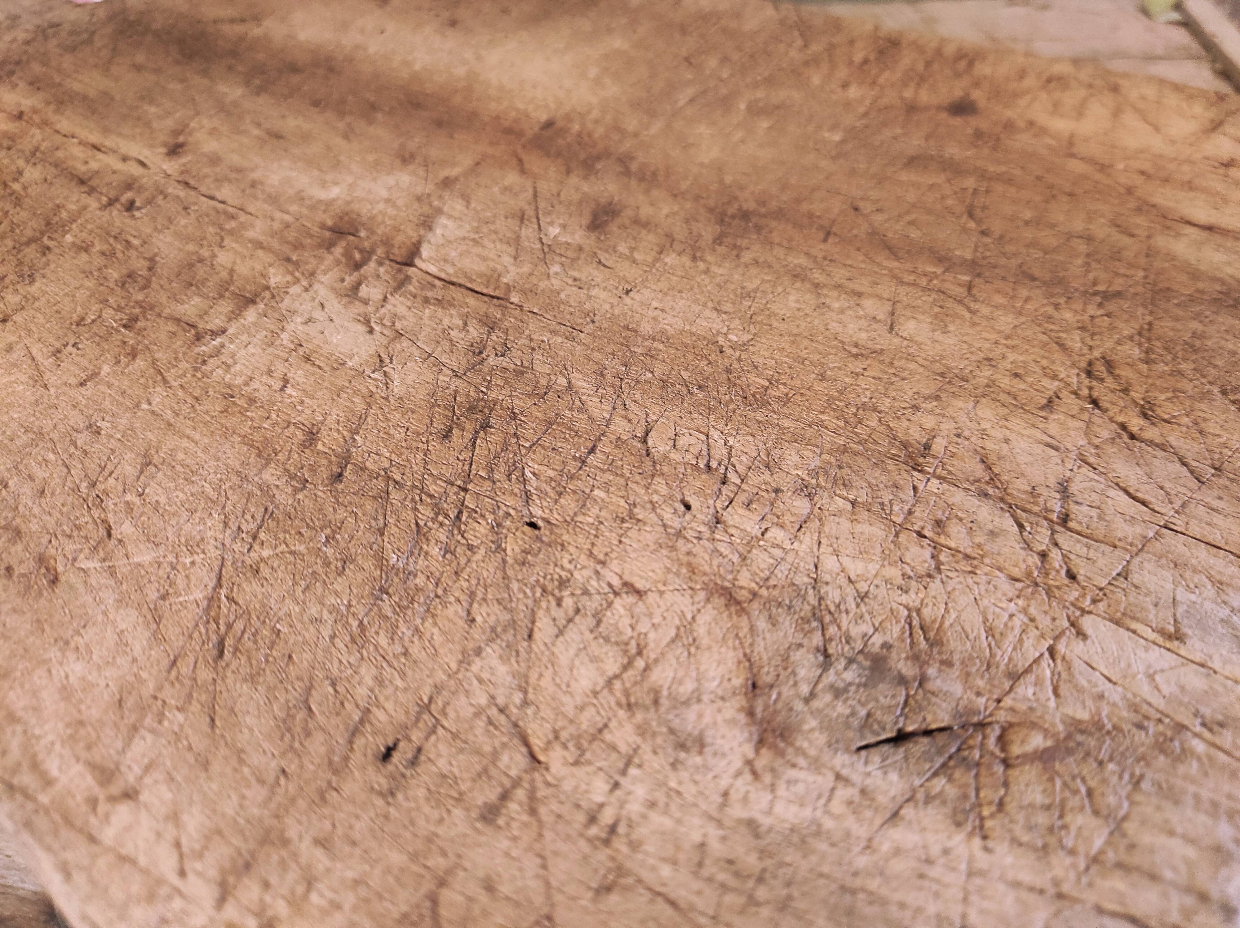 Vintage French wooden chopping board